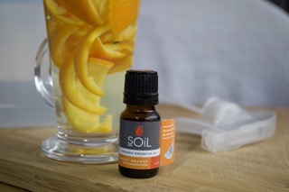 Orange Essential Oil with Real Orange Extracted Peels DIY All Natural All Purpose Cleaner
