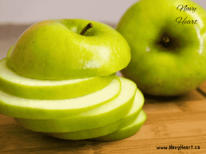 Green Sliced Apple for Kiwi Mint Smoothie
