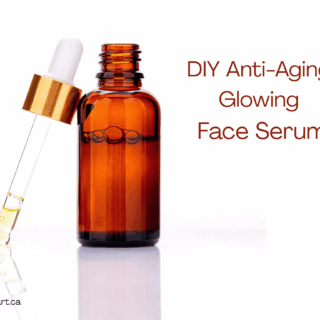 Anti Aging face serum essential brown dropper bottle