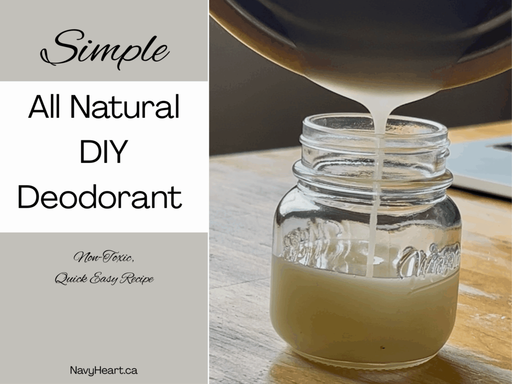 All Natural Simple DIY Deodorant