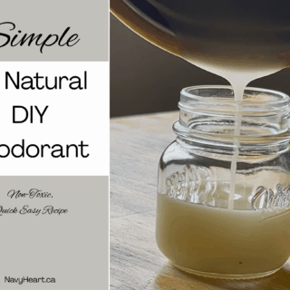 All Natural Simple DIY Deodorant
