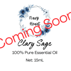 Navy Heart Clary Sage Essential oils