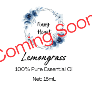 Navy Heart Lemongrass Essential Oil
