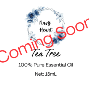 Navy heart tea tree essential oil