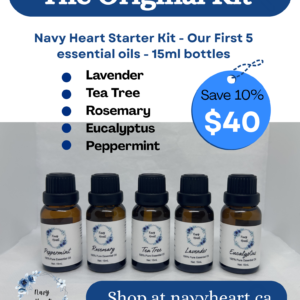 Navy heart essential oils the original kit collection